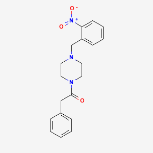 1-(2-nitrobenzyl)-4-(phenylacetyl)piperazine