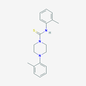 molecular formula C19H23N3S B5861374 N,4-bis(2-methylphenyl)-1-piperazinecarbothioamide 