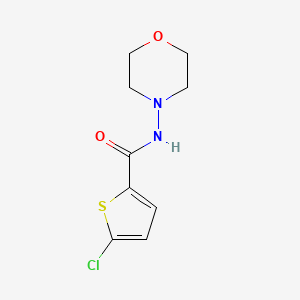 molecular formula C9H11ClN2O2S B5861402 5-chloro-N-4-morpholinyl-2-thiophenecarboxamide 