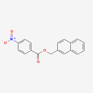molecular formula C18H13NO4 B5861405 2-naphthylmethyl 4-nitrobenzoate 