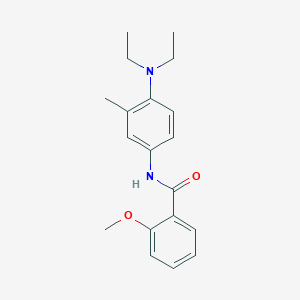 molecular formula C19H24N2O2 B5861416 N-[4-(diethylamino)-3-methylphenyl]-2-methoxybenzamide 