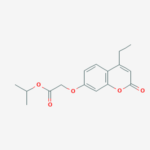 isopropyl [(4-ethyl-2-oxo-2H-chromen-7-yl)oxy]acetate