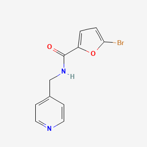 molecular formula C11H9BrN2O2 B5861465 5-bromo-N-(4-pyridinylmethyl)-2-furamide 