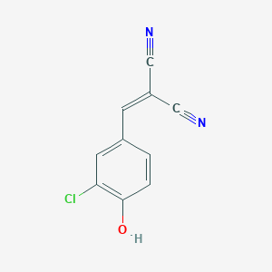 molecular formula C10H5ClN2O B5861510 (3-chloro-4-hydroxybenzylidene)malononitrile 