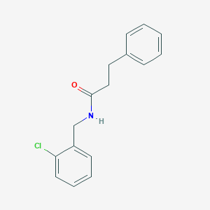 N-(2-chlorobenzyl)-3-phenylpropanamide