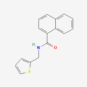 molecular formula C16H13NOS B5861581 N-(2-thienylmethyl)-1-naphthamide 