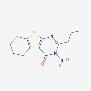 3-amino-2-propyl-5,6,7,8-tetrahydro[1]benzothieno[2,3-d]pyrimidin-4(3H)-one