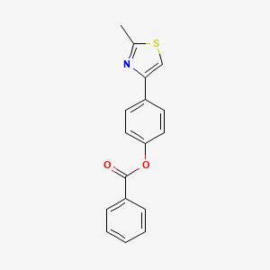 4-(2-methyl-1,3-thiazol-4-yl)phenyl benzoate