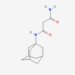 molecular formula C13H20N2O2 B5861634 N-1-adamantylmalonamide 