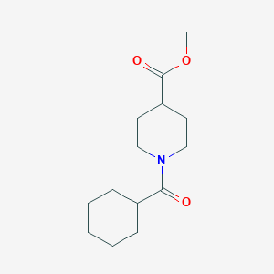 methyl 1-(cyclohexylcarbonyl)-4-piperidinecarboxylate