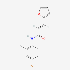 N-(4-bromo-2-methylphenyl)-3-(2-furyl)acrylamide