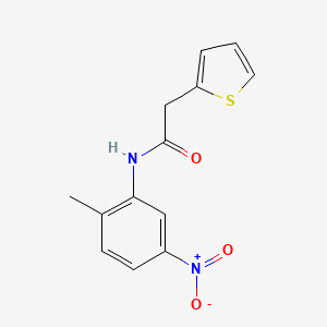 N-(2-methyl-5-nitrophenyl)-2-(2-thienyl)acetamide