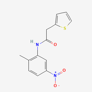 molecular formula C13H12N2O3S B5861691 N-(2-methyl-5-nitrophenyl)-2-(2-thienyl)acetamide 