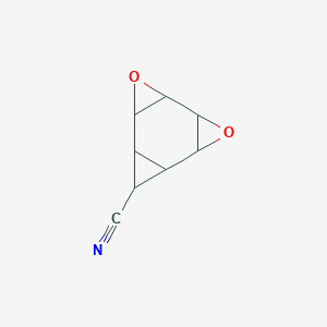 3,6-Dioxatetracyclo[6.1.0.02,4.05,7]nonane-9-carbonitrile