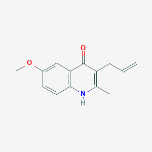 3-allyl-6-methoxy-2-methyl-4-quinolinol