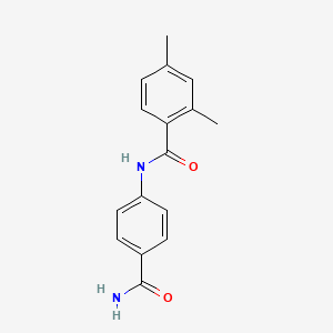 N-[4-(aminocarbonyl)phenyl]-2,4-dimethylbenzamide