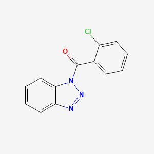 molecular formula C13H8ClN3O B5861746 1-(2-chlorobenzoyl)-1H-1,2,3-benzotriazole 