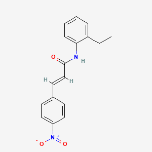 N-(2-ethylphenyl)-3-(4-nitrophenyl)acrylamide