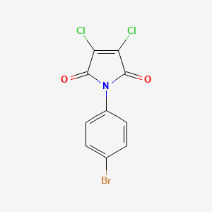 molecular formula C10H4BrCl2NO2 B5861800 1-(4-bromophenyl)-3,4-dichloro-1H-pyrrole-2,5-dione 