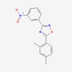 5-(2,4-dimethylphenyl)-3-(3-nitrophenyl)-1,2,4-oxadiazole