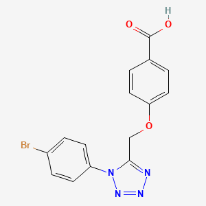 4-{[1-(4-bromophenyl)-1H-tetrazol-5-yl]methoxy}benzoic acid