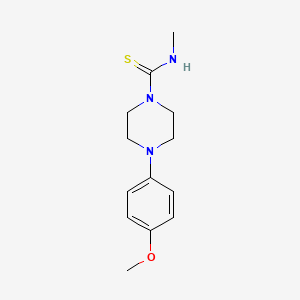 4-(4-methoxyphenyl)-N-methyl-1-piperazinecarbothioamide
