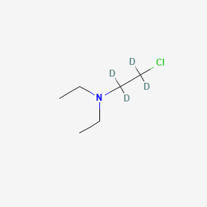 molecular formula C6H14ClN B586190 2-氯-N,N-二乙基乙基-d4-胺 CAS No. 1219908-93-6