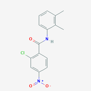 molecular formula C15H13ClN2O3 B5861908 2-chloro-N-(2,3-dimethylphenyl)-4-nitrobenzamide 