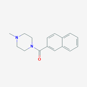 molecular formula C16H18N2O B5861931 1-methyl-4-(2-naphthoyl)piperazine 