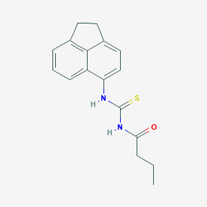 N-[(1,2-dihydro-5-acenaphthylenylamino)carbonothioyl]butanamide