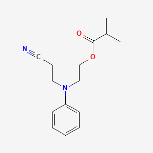 2-((2-Cyanoethyl)(phenyl)amino)ethyl isobutyrate