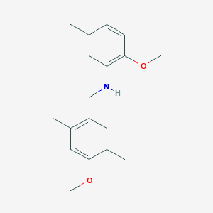 (4-methoxy-2,5-dimethylbenzyl)(2-methoxy-5-methylphenyl)amine