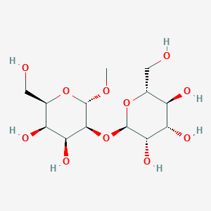 molecular formula C13H24O11 B058620 Methyl 2-O-mannopyranosyltalopyranoside CAS No. 111462-52-3