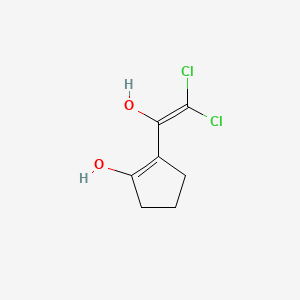 2-(2,2-Dichloro-1-hydroxyethenyl)cyclopent-1-en-1-ol