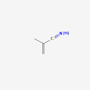 molecular formula C4H5N B586202 2-Methylprop-2-en(15N)nitrile CAS No. 204523-22-8