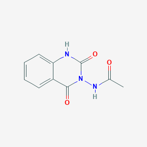 molecular formula C10H9N3O3 B5862039 N-(2,4-dioxo-1,4-dihydro-3(2H)-quinazolinyl)acetamide 