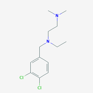 molecular formula C13H20Cl2N2 B5862055 (3,4-dichlorobenzyl)[2-(dimethylamino)ethyl]ethylamine 