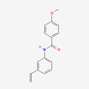 molecular formula C16H15NO2 B5862087 4-methoxy-N-(3-vinylphenyl)benzamide CAS No. 692768-79-9