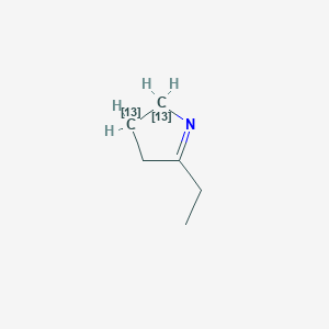 5-Ethyl-3,4-dihydro-2H-pyrrole-13C2