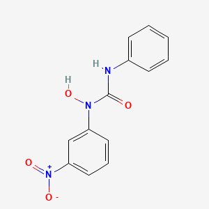 molecular formula C13H11N3O4 B5862112 N-hydroxy-N-(3-nitrophenyl)-N'-phenylurea 
