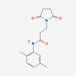 N-(2,5-dimethylphenyl)-3-(2,5-dioxopyrrolidin-1-yl)propanamide