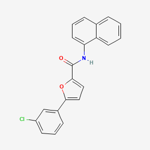 5-(3-chlorophenyl)-N-1-naphthyl-2-furamide