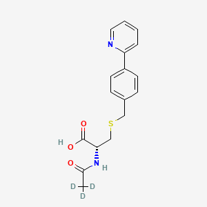 N-(Acetyl-d3)-S-[4-(2-pyridinyl)benzyl]-L-cysteine