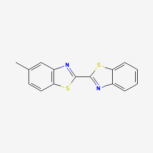 molecular formula C15H10N2S2 B5862255 5-methyl-2,2'-bi-1,3-benzothiazole 