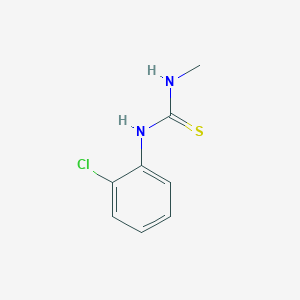 molecular formula C8H9ClN2S B5862310 N-(2-chlorophenyl)-N'-methylthiourea CAS No. 30954-73-5