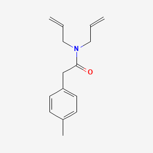 molecular formula C15H19NO B5862355 N,N-diallyl-2-(4-methylphenyl)acetamide 