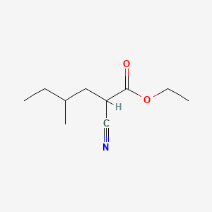 molecular formula C10H17NO2 B586238 Ethyl 2-cyano-4-methylhexanoate CAS No. 773084-98-3