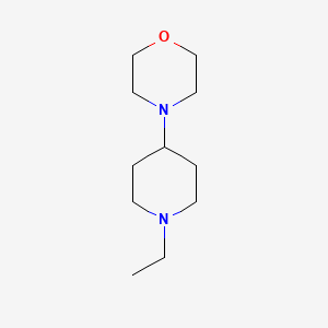 molecular formula C11H22N2O B5862410 4-(1-ethyl-4-piperidinyl)morpholine 