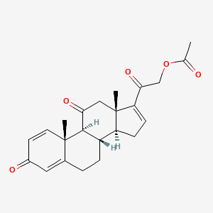 3,11,20-Trioxopregna-1,4,16-trien-21-yl acetate