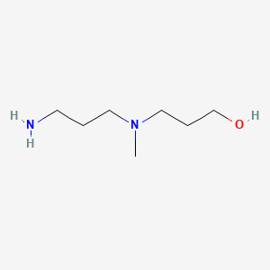 molecular formula C7H18N2O B586248 3-((3-Aminopropyl)(methyl)amino)propan-1-ol CAS No. 153307-61-0